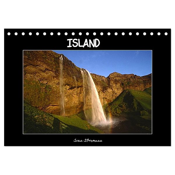 Island von Sven Strumann (Tischkalender 2024 DIN A5 quer), CALVENDO Monatskalender, Sven Strumann