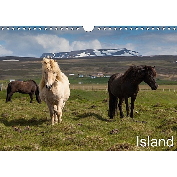 Island (Wandkalender 2018 DIN A4 quer), Helmut Gulbins