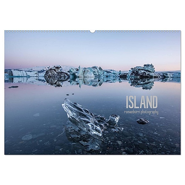 Island (Wandkalender 2024 DIN A2 quer), CALVENDO Monatskalender, Roman Burri