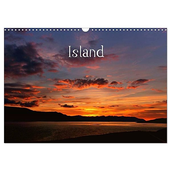 Island (Wandkalender 2024 DIN A3 quer), CALVENDO Monatskalender, Klaus Gerken