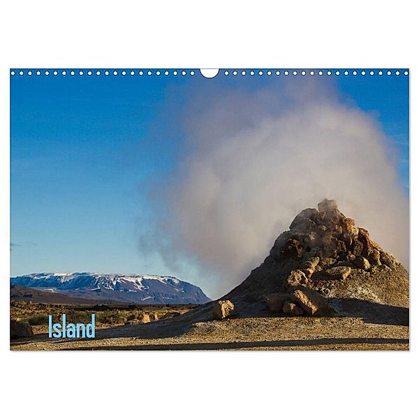 Island (Wandkalender 2024 DIN A3 quer), CALVENDO Monatskalender, Andrea Koch