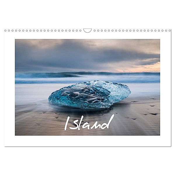 Island (Wandkalender 2024 DIN A3 quer), CALVENDO Monatskalender, Boris Buschardt
