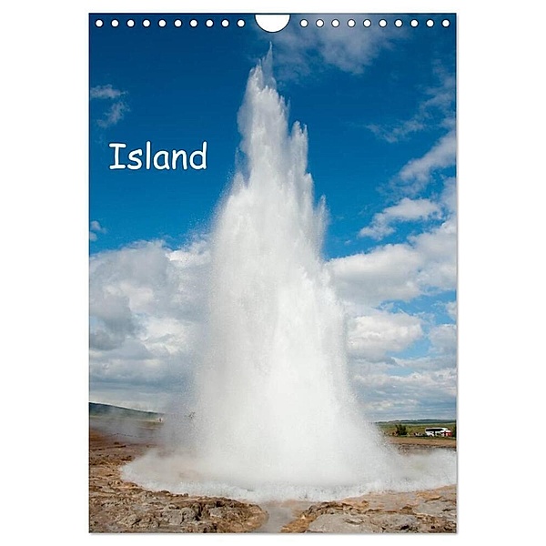 Island (Wandkalender 2024 DIN A4 hoch), CALVENDO Monatskalender, Frauke Scholz