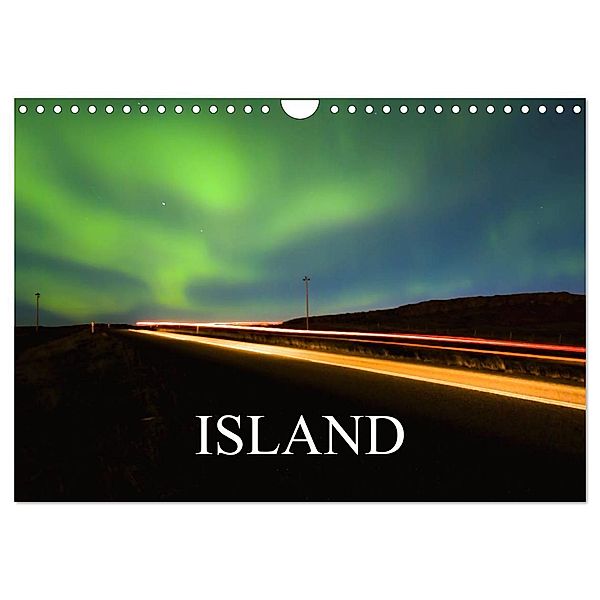 Island (Wandkalender 2024 DIN A4 quer), CALVENDO Monatskalender, Sebastian Luedke