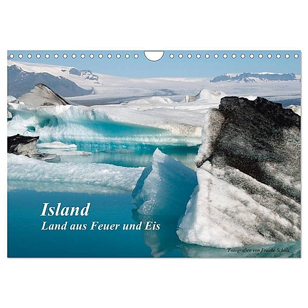 Island (Wandkalender 2024 DIN A4 quer), CALVENDO Monatskalender, Frauke Scholz