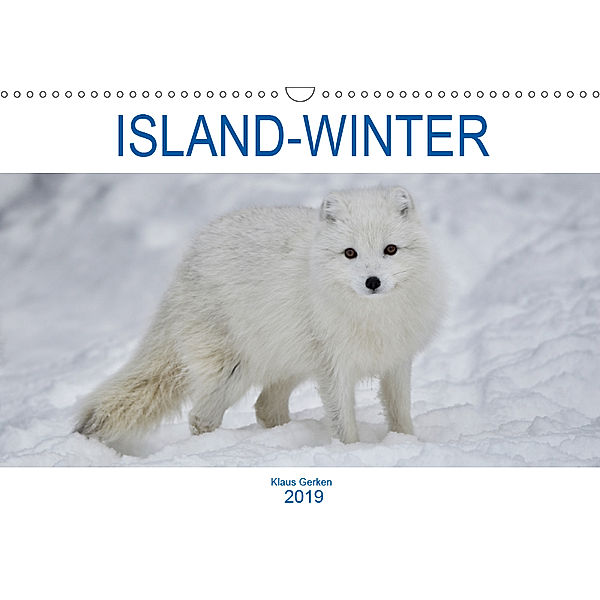 ISLAND-WINTER (Wandkalender 2019 DIN A3 quer), Klaus Gerken