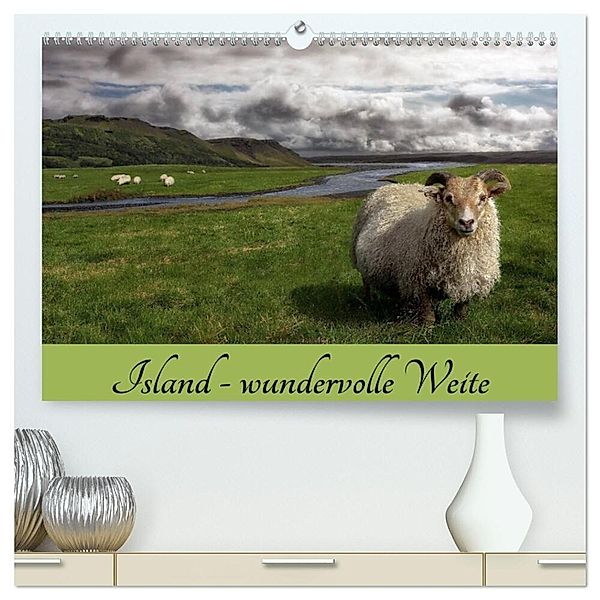 Island - wundervolle Weite (hochwertiger Premium Wandkalender 2024 DIN A2 quer), Kunstdruck in Hochglanz, Das Söckchen