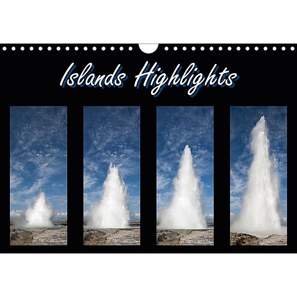 Islands Highlights (Wandkalender 2021 DIN A4 quer), Frauke Scholz