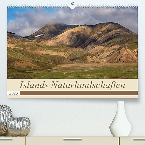 Islands Naturlandschaften (Premium, hochwertiger DIN A2 Wandkalender 2023, Kunstdruck in Hochglanz), Olaf Jürgens