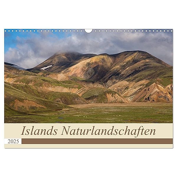 Islands Naturlandschaften (Wandkalender 2025 DIN A3 quer), CALVENDO Monatskalender, Calvendo, Olaf Jürgens
