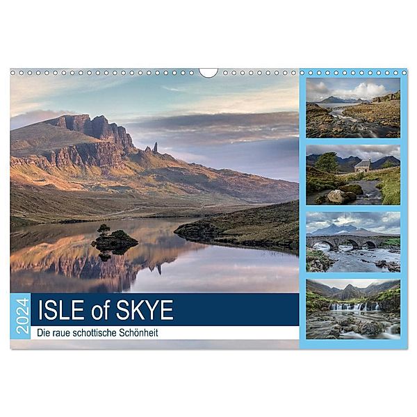 Isle of Skye, die raue schottische Schönheit (Wandkalender 2024 DIN A3 quer), CALVENDO Monatskalender, Joana Kruse