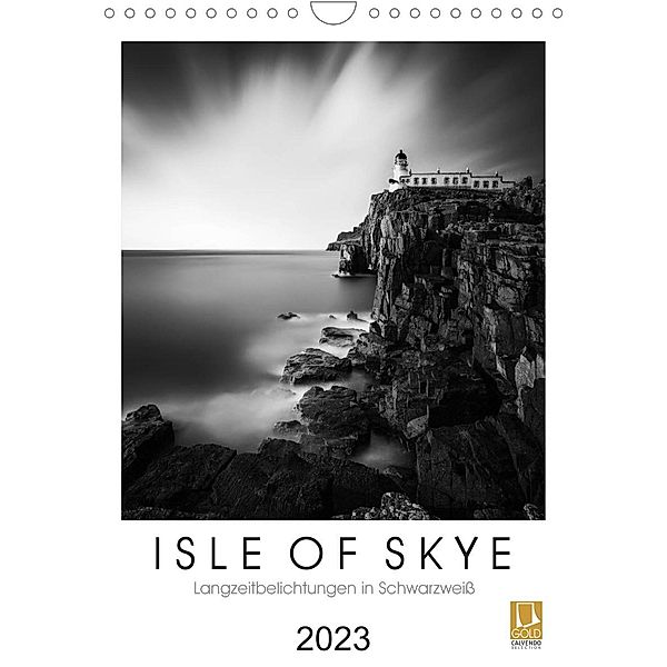 Isle of Skye - Langzeitbelichtungen in Schwarzweiß (Wandkalender 2023 DIN A4 hoch), Thomas Bichler