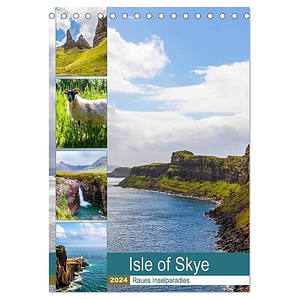 Isle of Skye - Raues Inselparadies (Tischkalender 2024 DIN A5 hoch), CALVENDO Monatskalender, Janita Webeler