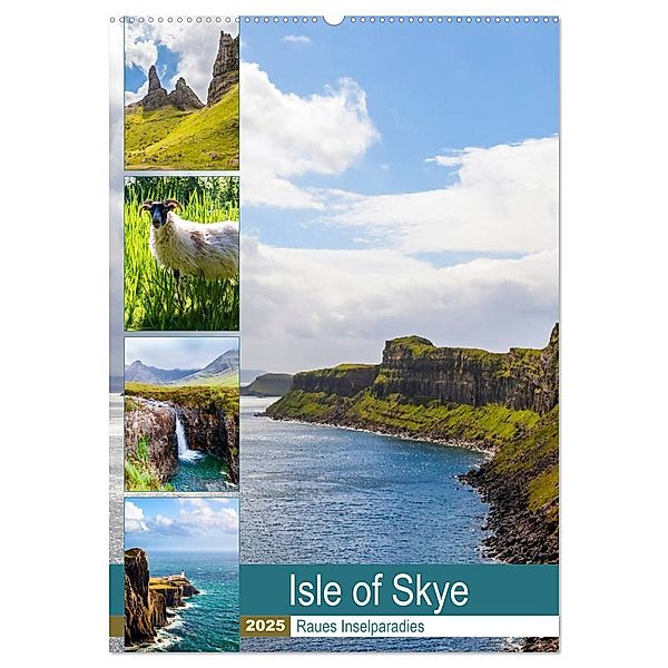 Isle of Skye - Raues Inselparadies (Wandkalender 2025 DIN A2 hoch), CALVENDO Monatskalender, Calvendo, Janita Webeler