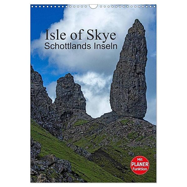 Isle of Skye - Schottlands Inseln - Familienplaner (Wandkalender 2024 DIN A3 hoch), CALVENDO Monatskalender, Andrea Potratz