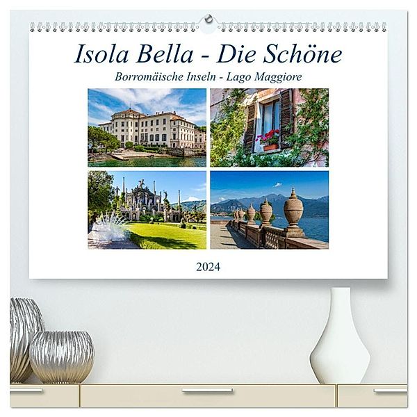 Isola Bella - Die Schöne (hochwertiger Premium Wandkalender 2024 DIN A2 quer), Kunstdruck in Hochglanz, Ursula Di Chito