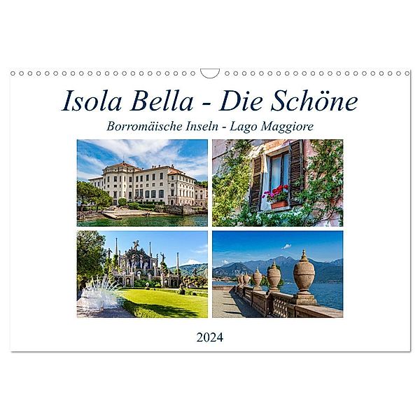 Isola Bella - Die Schöne (Wandkalender 2024 DIN A3 quer), CALVENDO Monatskalender, Ursula Di Chito