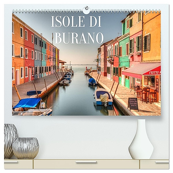 Isole di Burano (hochwertiger Premium Wandkalender 2025 DIN A2 quer), Kunstdruck in Hochglanz, Calvendo, Sascha Haas Photography