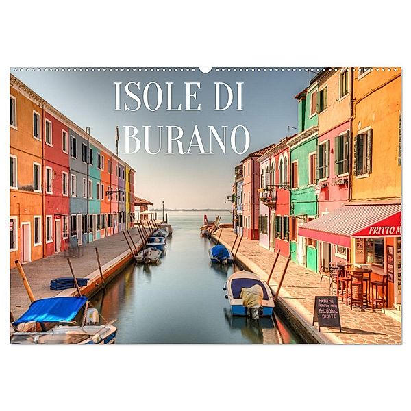 Isole di Burano (Wandkalender 2024 DIN A2 quer), CALVENDO Monatskalender, Sascha Haas Photography