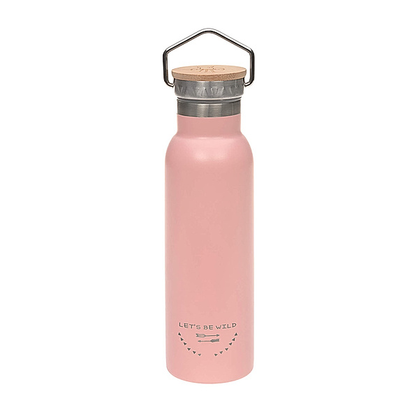 LÄSSIG Isolier-Trinkflasche ADVENTURE 0,48 l in rosa