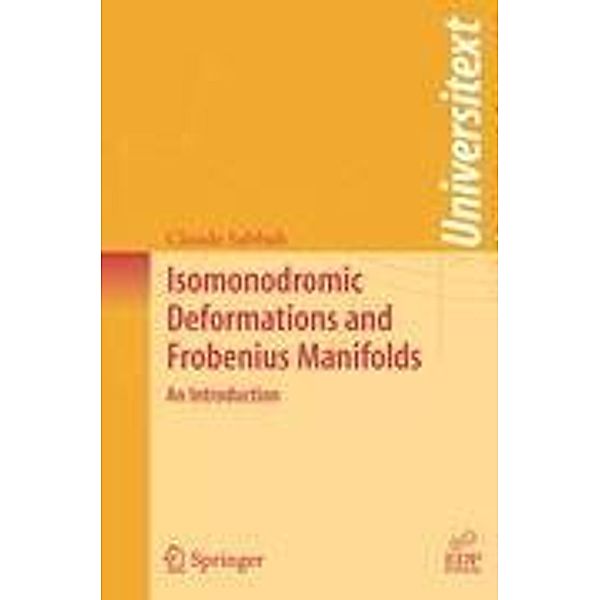 Isomonodromic Deformations and Frobenius Manifolds, Claude Sabbah