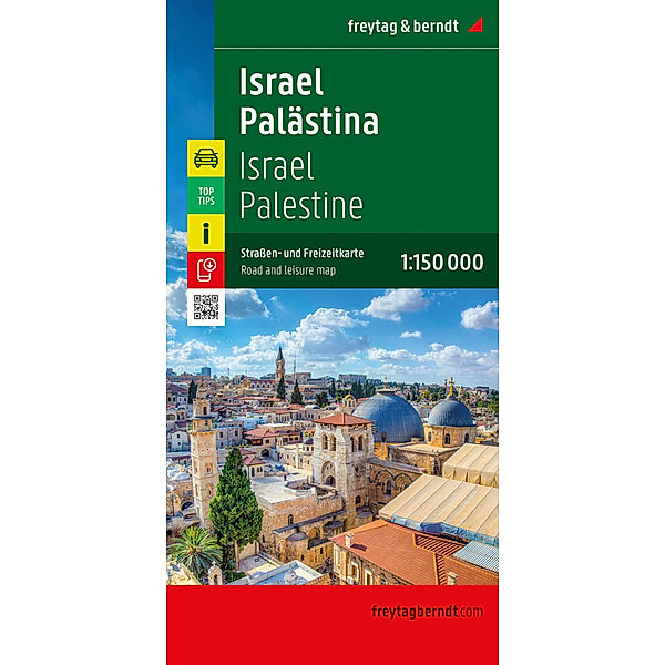 Israel - Palästina, Straßen- und Freizeitkarte 1:150.000, freytag & berndt