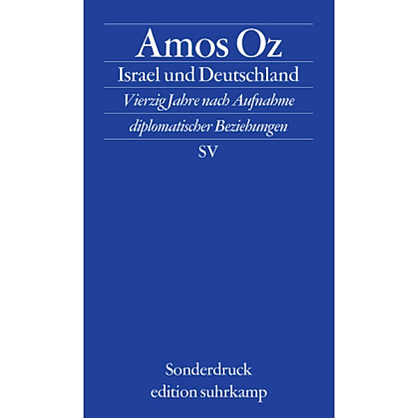 Israel und Deutschland, Amos Oz