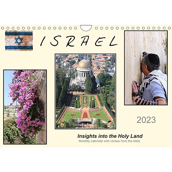 ISRAEL (Wall Calendar 2023 DIN A4 Landscape), GT Color