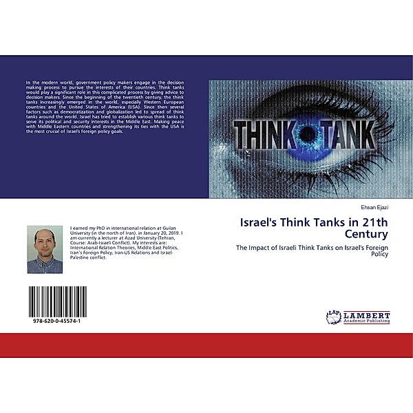 Israel's Think Tanks in 21th Century, Ehsan Ejazi