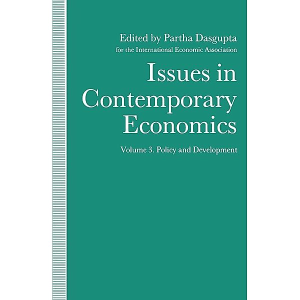 Issues in Contemporary Economics / International Economic Association Series