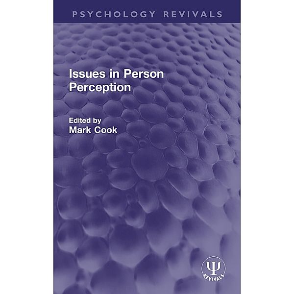 Issues in Person Perception