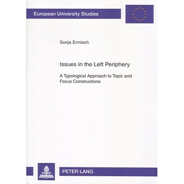 Issues in the Left Periphery, Sonja Ermisch