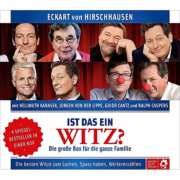 Ist das ein Witz? Die große Box für die ganze Familie,4 Audio-CDs, Guido Cantz, Ralph Caspers, Hellmuth Karasek, Eckart von Hirschhausen, Jürgen von der Lippe