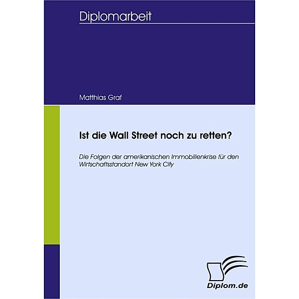 Ist die Wall Street noch zu retten?, Matthias Graf