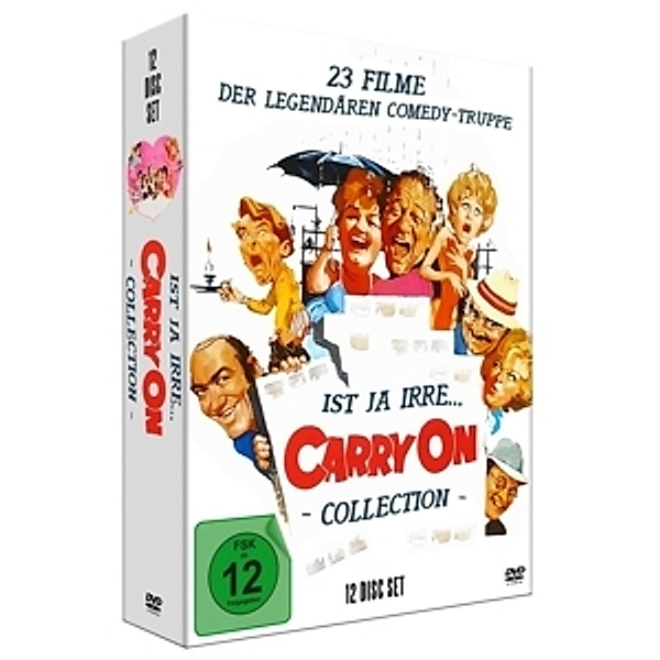 Ist Ja Irre-Carry On Deluxe Collection (12 DVDS), Sidney James, Liz Fraser, Judy Geeson