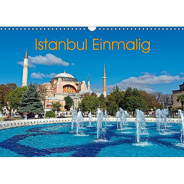 Istanbul Einmalig (Wandkalender 2021 DIN A3 quer), Borg Enders