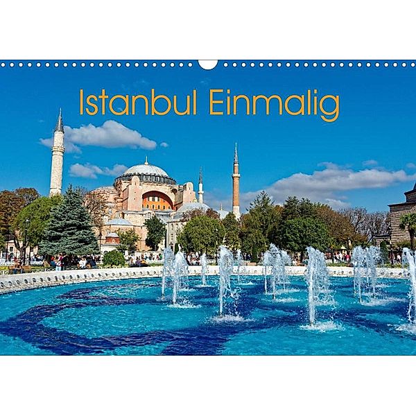 Istanbul Einmalig (Wandkalender 2023 DIN A3 quer), Borg Enders