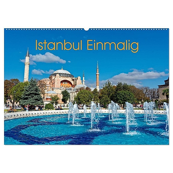 Istanbul Einmalig (Wandkalender 2024 DIN A2 quer), CALVENDO Monatskalender, Borg Enders