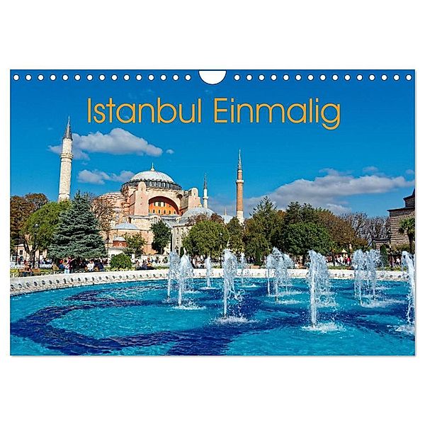 Istanbul Einmalig (Wandkalender 2024 DIN A4 quer), CALVENDO Monatskalender, Borg Enders