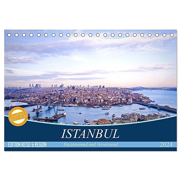 Istanbul - Faszinierend und Verwirrend (Tischkalender 2024 DIN A5 quer), CALVENDO Monatskalender, Claudia Wiens