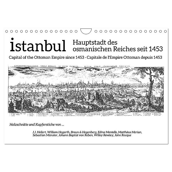 Istanbul - Hauptstadt des osmanischen Reiches seit 1453 (Wandkalender 2024 DIN A4 quer), CALVENDO Monatskalender, Calvendo, Claus Liepke