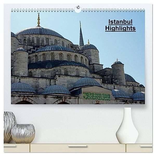 Istanbul Highlights (hochwertiger Premium Wandkalender 2024 DIN A2 quer), Kunstdruck in Hochglanz, Thomas Schneid