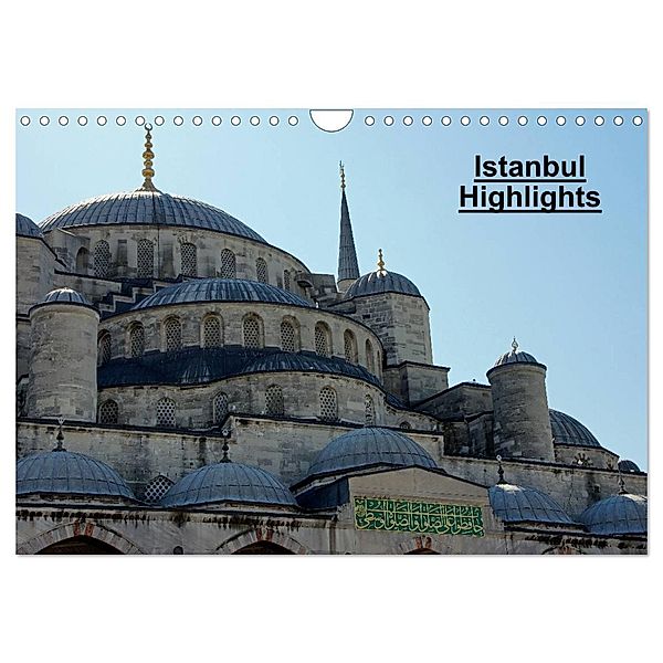 Istanbul Highlights (Wandkalender 2024 DIN A4 quer), CALVENDO Monatskalender, Thomas Schneid