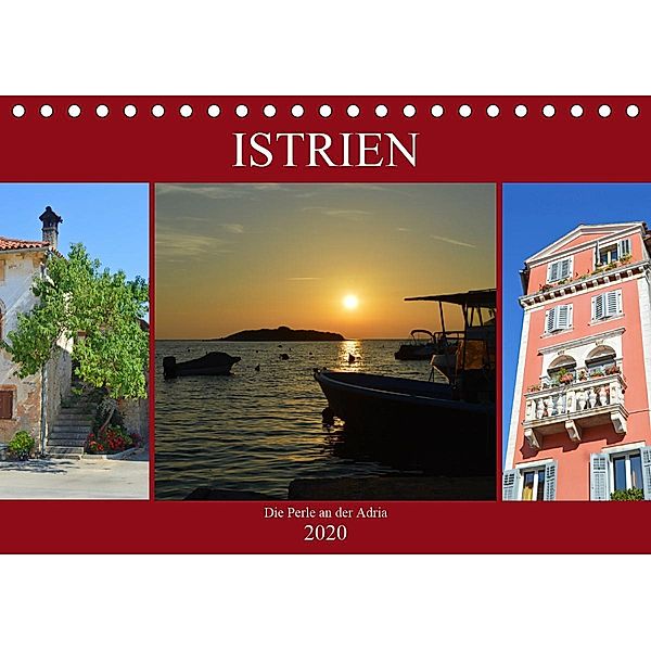 Istrien - Die Perle an der Adria (Tischkalender 2020 DIN A5 quer), Sascha Stoll