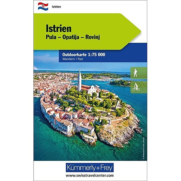 Istrien Nr. 01 Outdoorkarte Kroatien 1:75 000