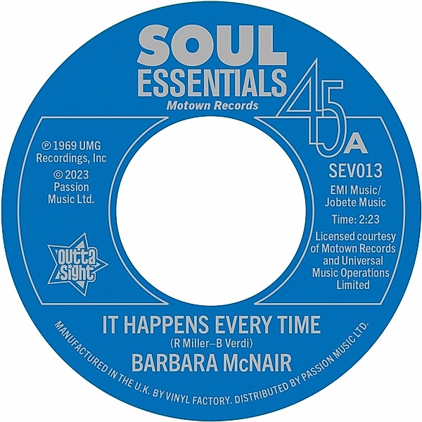 It Happens Every Time/You'Re Gonna Love Me Baby, Barbara Mcnair