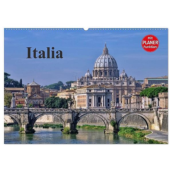 Italia (Wandkalender 2024 DIN A2 quer), CALVENDO Monatskalender, LianeM