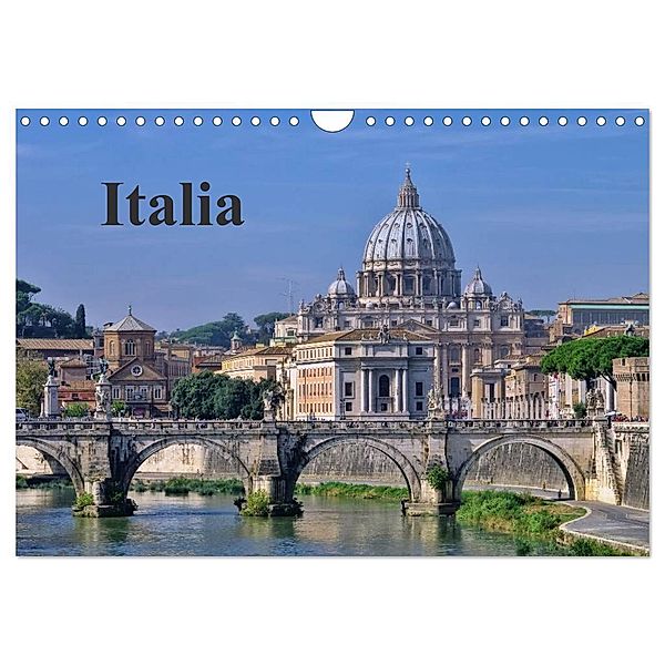 Italia (Wandkalender 2024 DIN A4 quer), CALVENDO Monatskalender, LianeM