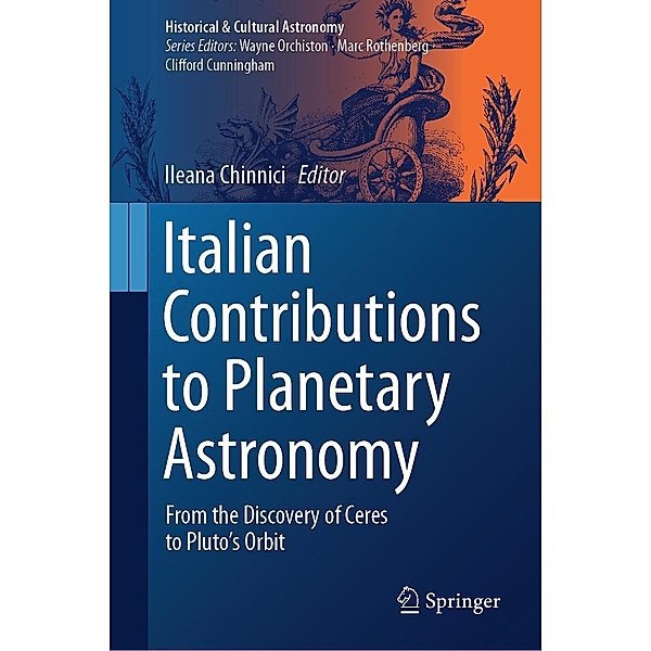 Italian Contributions to Planetary Astronomy / Historical & Cultural Astronomy