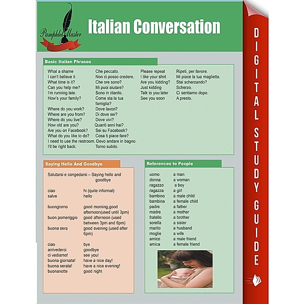 Italian Conversation / Dot EDU, Pamphlet Master